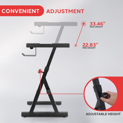 Heavy Duty Keyboard Stand, Digital Piano Stand, Height Adjustable