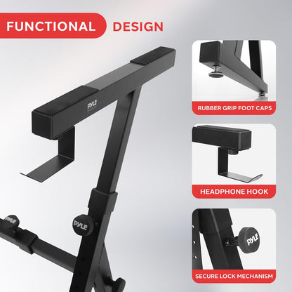 Heavy Duty Keyboard Stand, Digital Piano Stand, Height Adjustable
