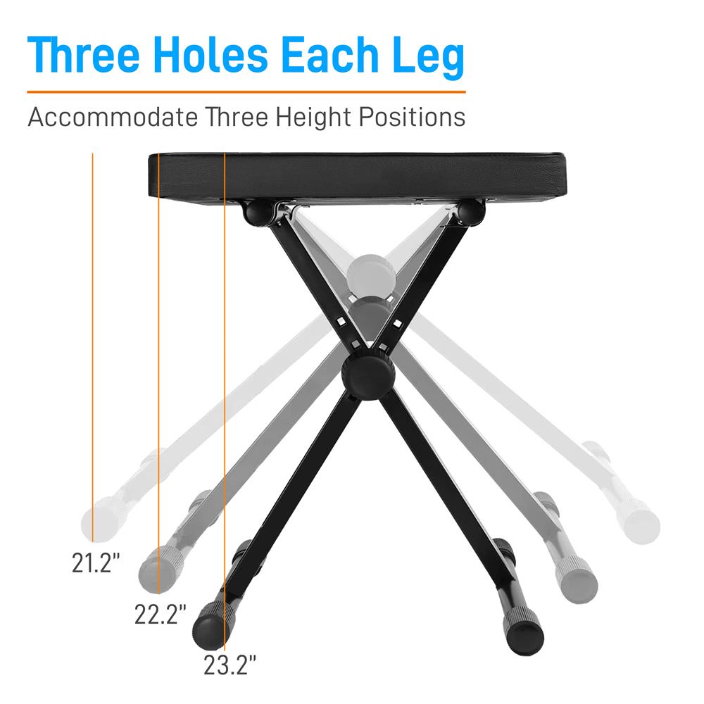 product image number 3 for Pyle Adjustable Keyboard Bench