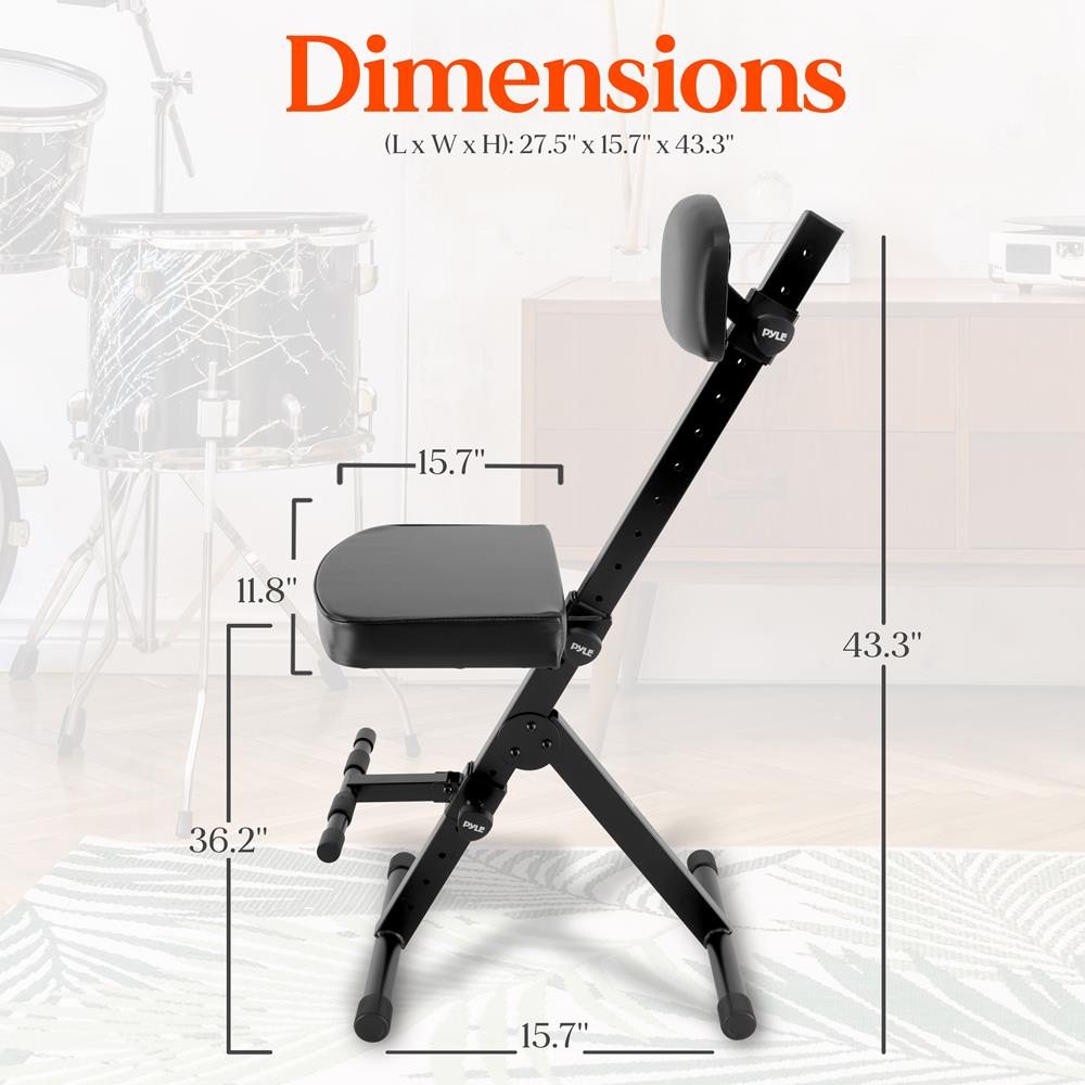 product image number 2 for Pyle Dj And Performer Deluxe Seat