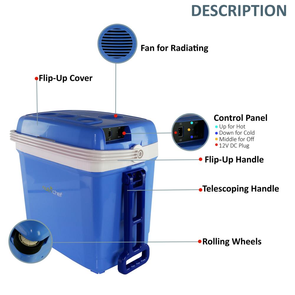 product image number 4 for NutriChef Mini Fridge With Thermo Heating Ability