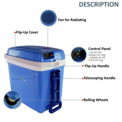 product image number 4 for NutriChef Mini Fridge With Thermo Heating Ability
