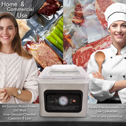 product image number 6 for NutriChef Vacuum Chamber Food Air Sealer