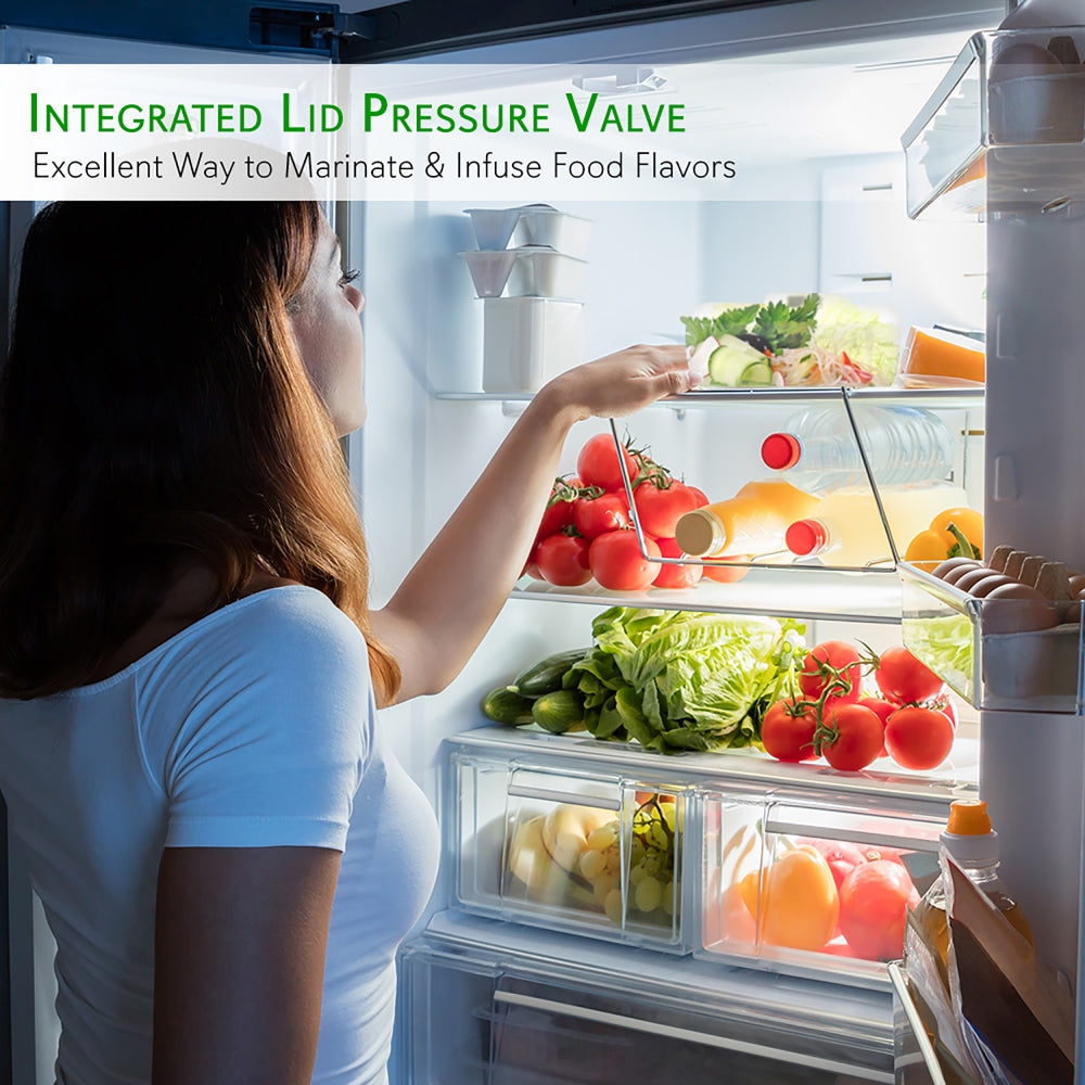 product image number 4 for NutriChef Vacuum Sealer Bowl Container, 2 Liter