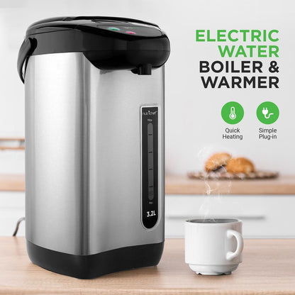 Electric Water Boiler - Quick Heating, Stainless Steel, 3.38 QT