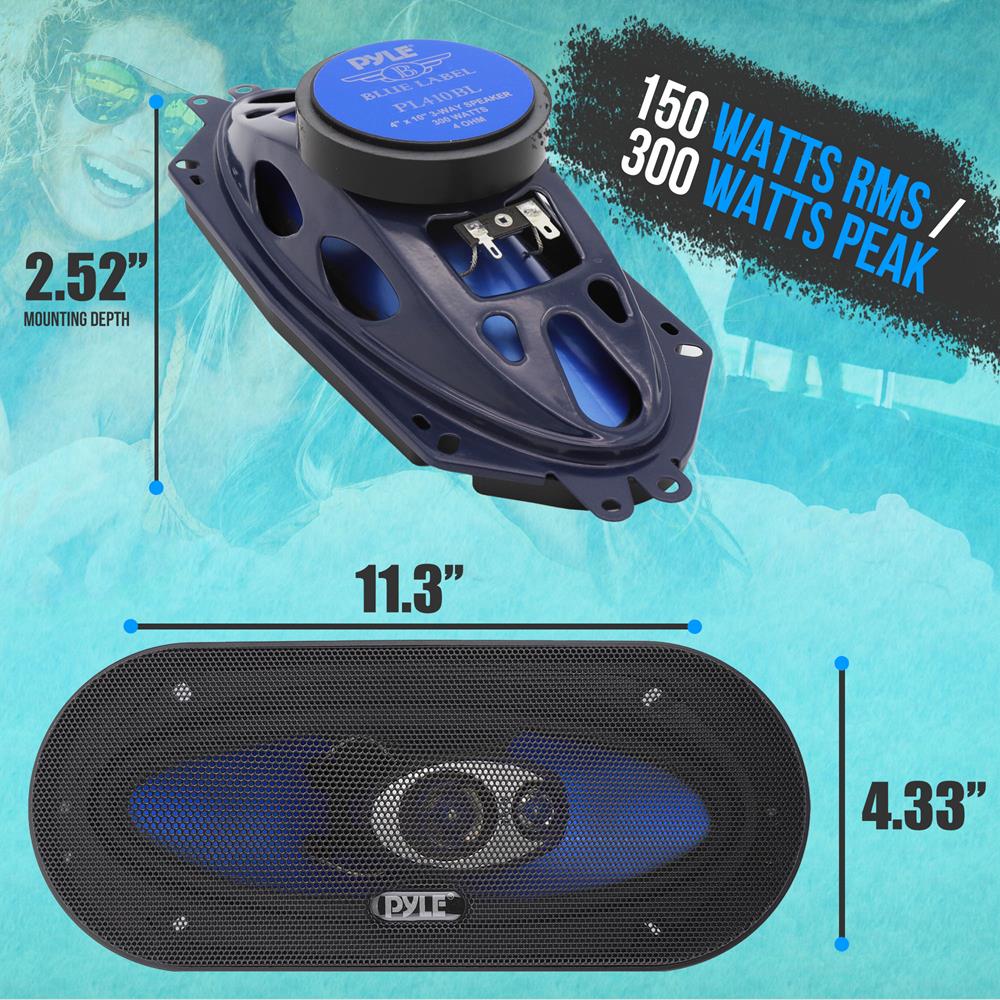 product image number 2 for Pyle Three-Way Speaker System
