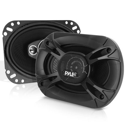 6x9" 500W 4-Way Car Speakers, Low Distortion, Butyl Rubber Surround (Pair)