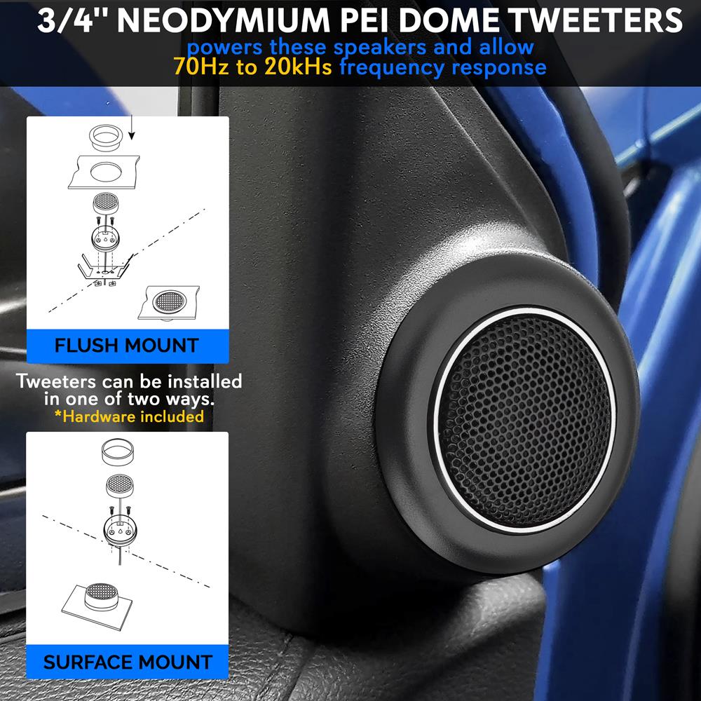 product image number 5 for Pyle Two-Way Component Speaker System