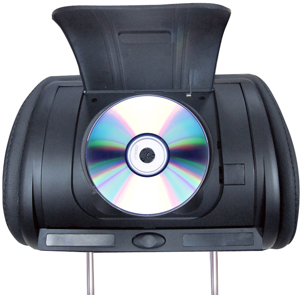 product image number 3 for Pyle Adjustable Hideaway Headrest 7'' Tft Vid