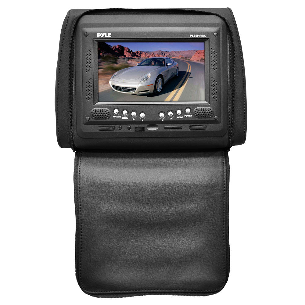 product image number 1 for Pyle Adjustable Single Headrest W/ Built-In 7