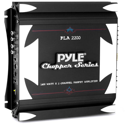 2 Channel Car Amplifier 1400W High Power MOSFET Audio Sound