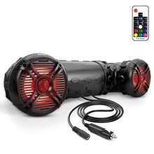 Bluetooth Marine Speakers 800W Waterproof LED Lights Multi-Color