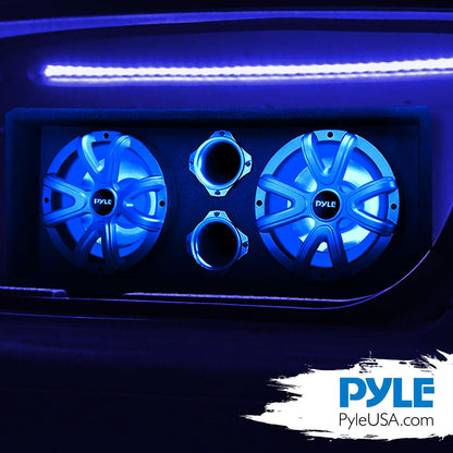 product image number 7 for Pyle Active Dual Bass Subwoofer Box System