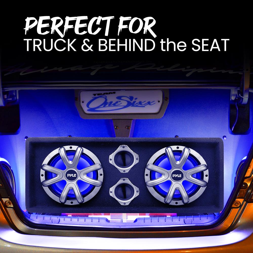 product image number 6 for Pyle Dual Subwoofer Box System