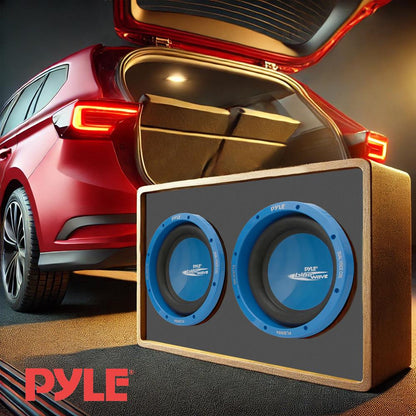8" Car Subwoofer 600W Dual Voice Coil Blue Injection Molded Cone