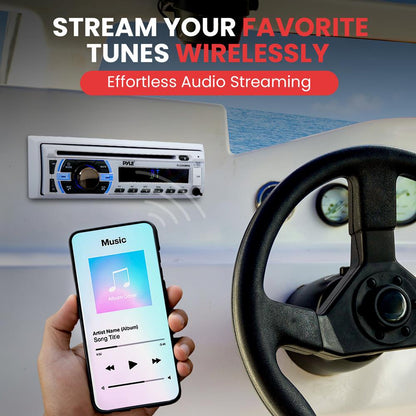 Marine Bluetooth Cd/Mp3 Radio Receiver