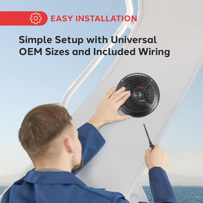Marine Bluetooth Mp3 Stereo Speaker Kit