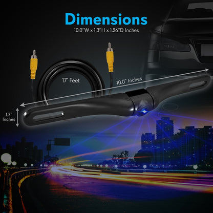 RV Backup Camera Waterproof IP68 Adjustable Lens 170¬8 View
