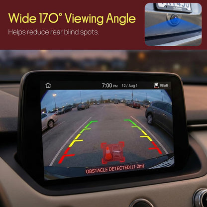 Pyle Car Backup Camera, Ahd 720/Cvbs Switchable, 170°Wide-Angle Rear/Front/Side Perfect Angle, Night Vision, Ip68 Level Waterproof For Cars, Trucks, Trailers, Rvs, Vans, Suvs, Campers, And More