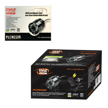 Flush Mount Rearview Camera, Night Vision, Waterproof, 1.25" Size