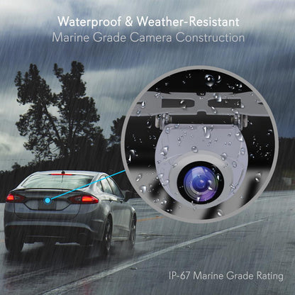 product image number 5 for Pyle License Plate Car Rearview Backup Camera