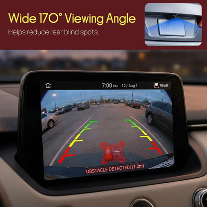 Pyle Car Backup Camera, Hd Reverse Camera For Car, Ahd 720/Cvbs Switchable 170° Wide-Angle Rear/Front/Side Perfect Angle Night Vision Ip68 Level Waterproof, For Cars, Trucks, Trailers, Rvs, Vans, Suvs, Campers, And More