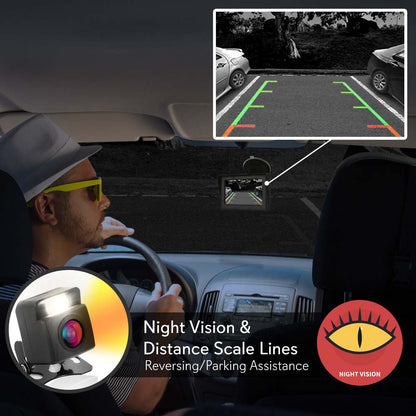 product image number 5 for Pyle Wireless Car Camera & Monitor Display