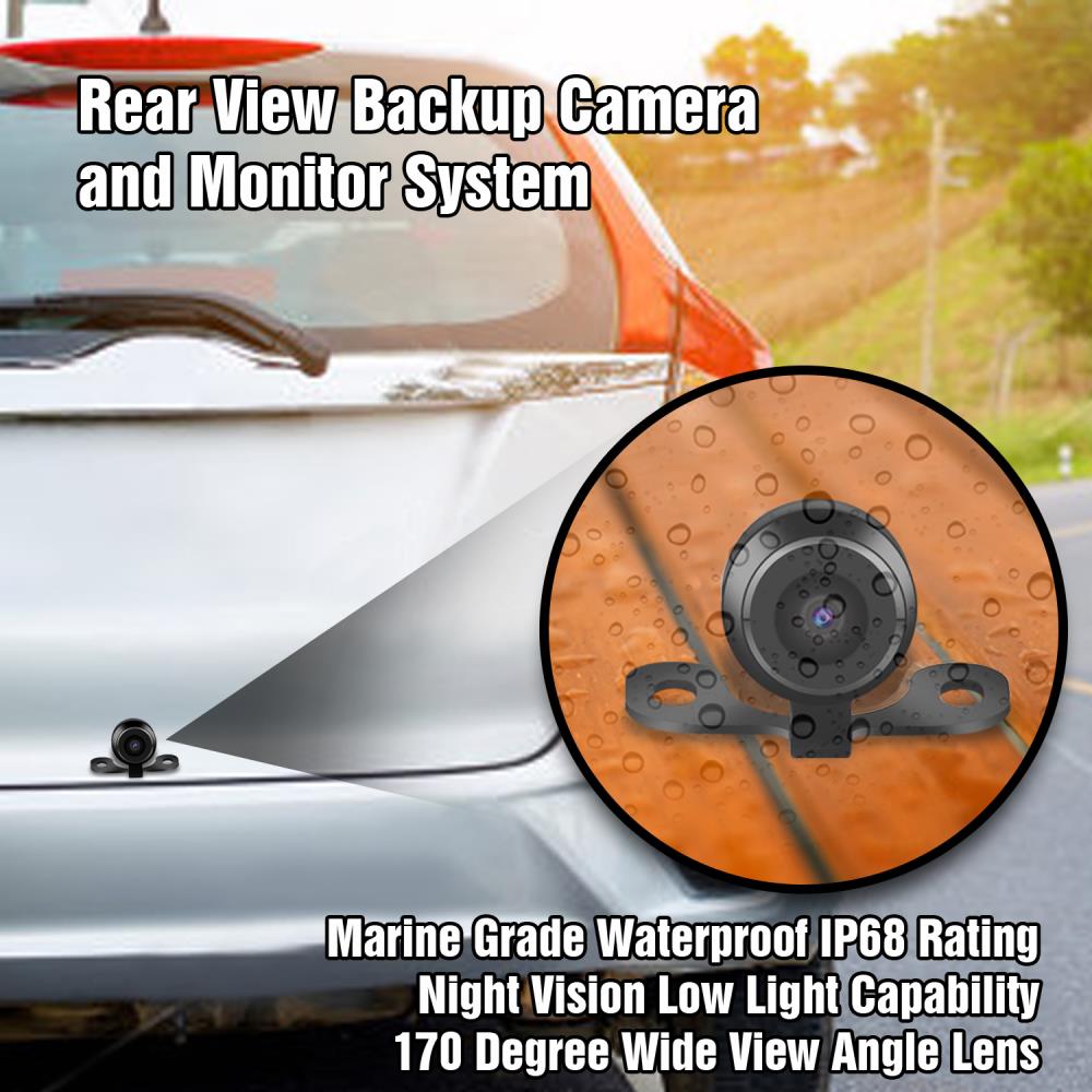 product image number 6 for Pyle Car Backup Camera & Monitor Display Kit