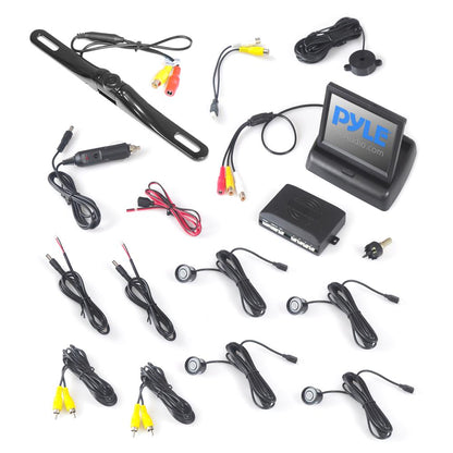 Backup Camera System, Night Vision, 4.3" LCD, Waterproof, Parking Sensors