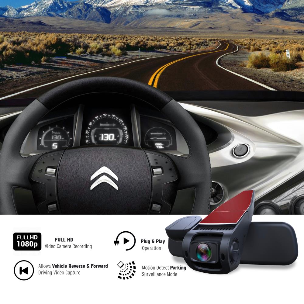 product image number 4 for Pyle Dual Camera Car Dash Cam & Backup Camera