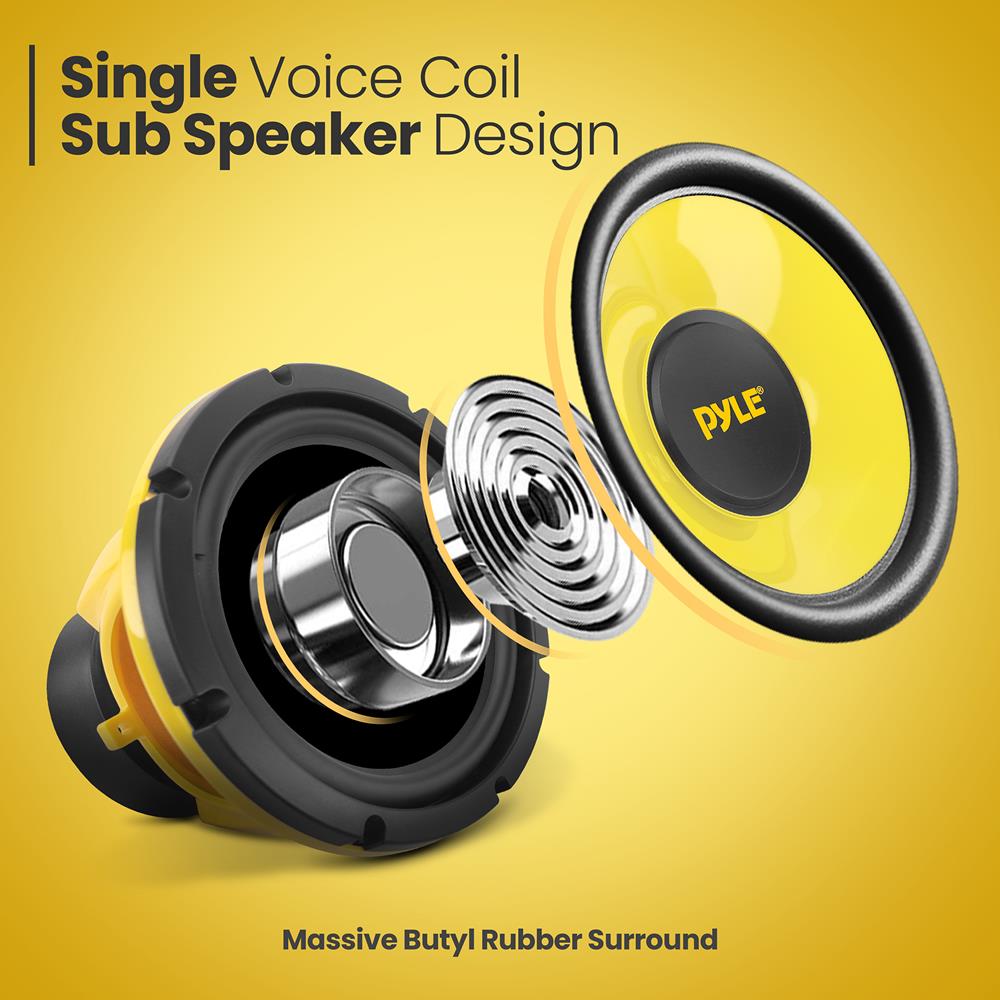 product image number 5 for Pyle Component Car Midbass Woofer