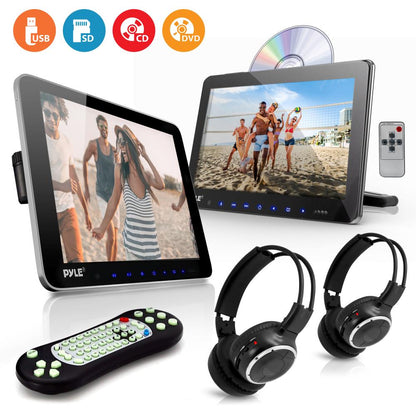 10.5" Car Headrest Dvd Player Kit