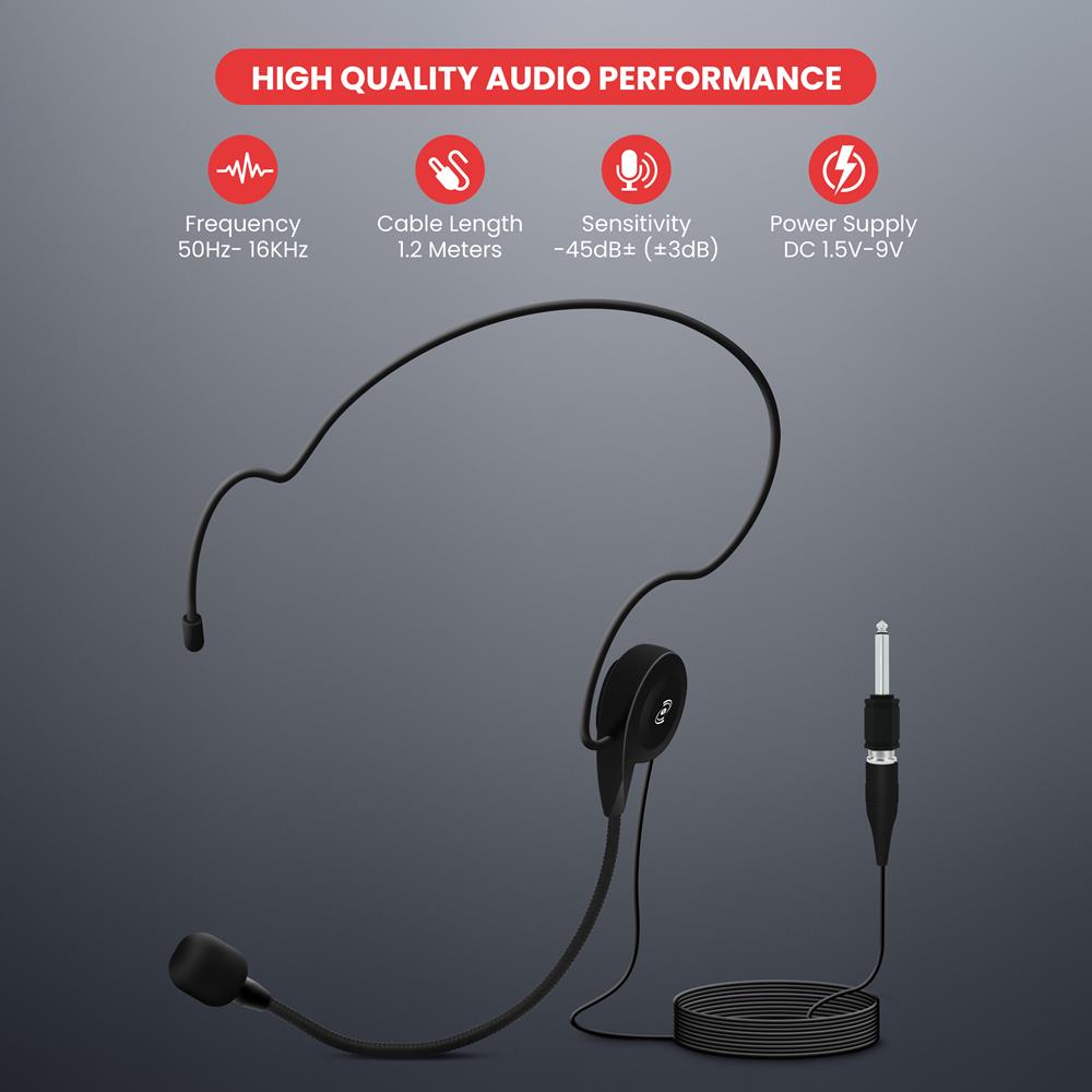 product image number 4 for Pyle Cardioid Condenser Headset Microphone
