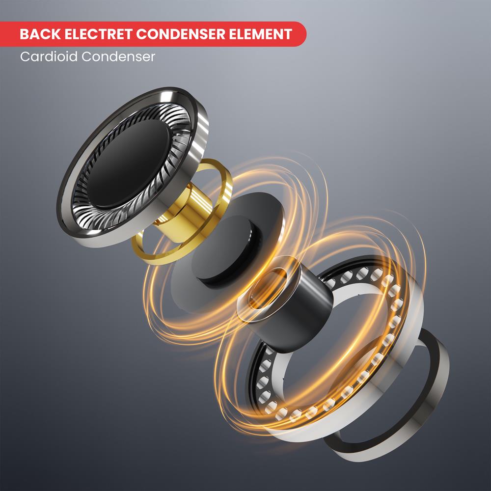 product image number 5 for Pyle Cardioid Condenser Headset Microphone