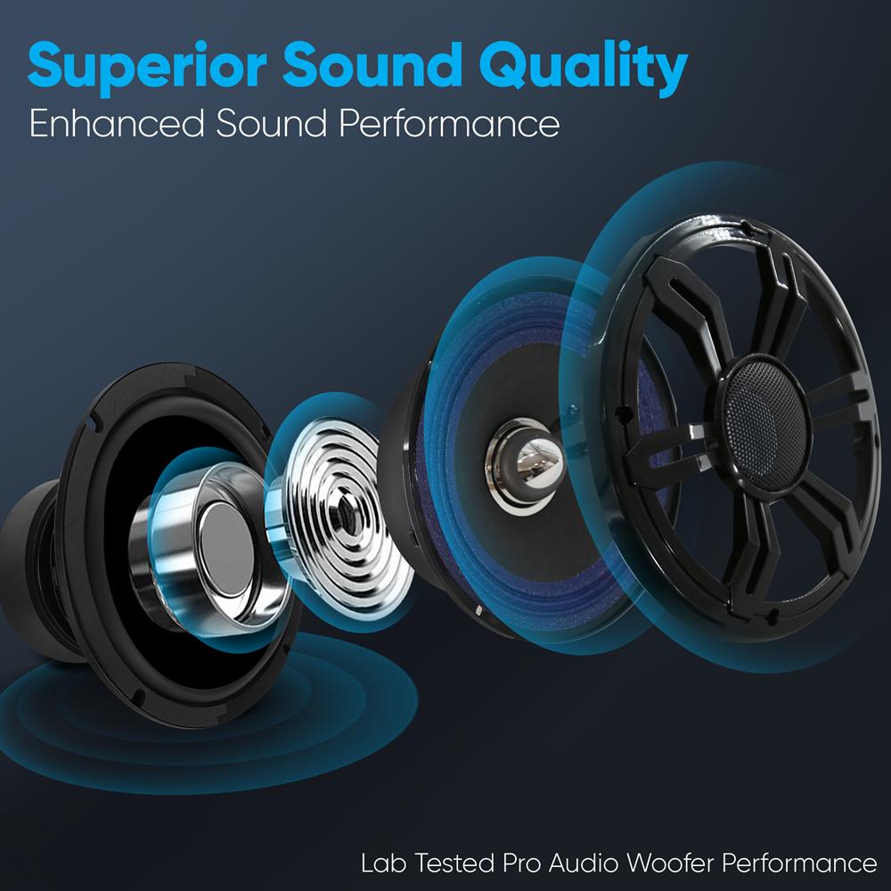 product image number 6 for Pyle 6.5'' Svc Subwoofer