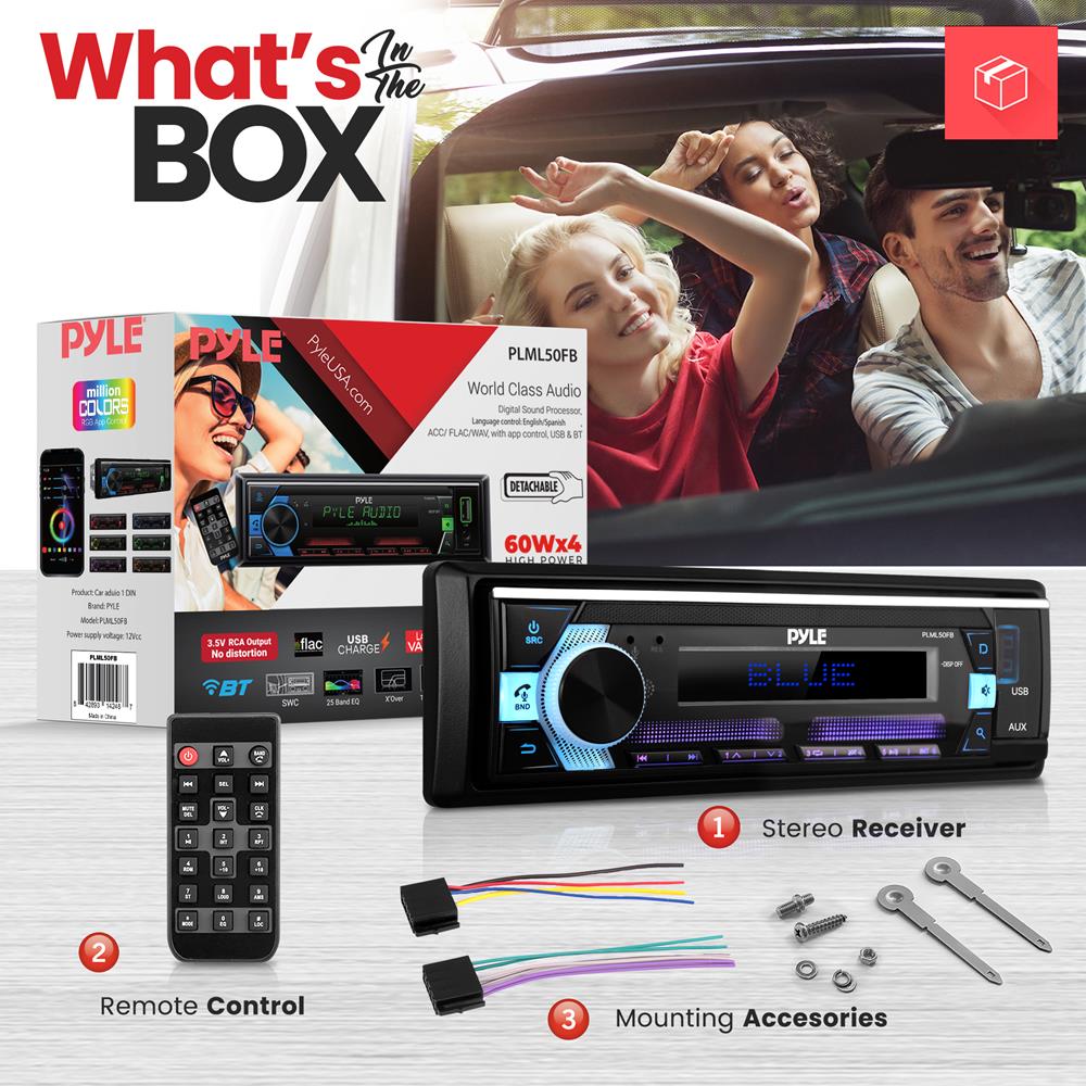 product image number 2 for Pyle Wireless Bt Streaming Mp3 Radio Receiver