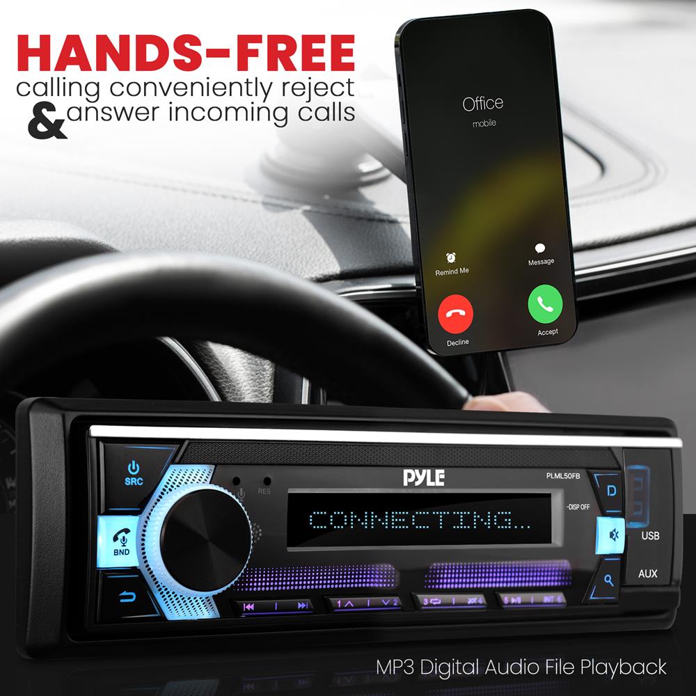 product image number 4 for Pyle Wireless Bt Streaming Mp3 Radio Receiver