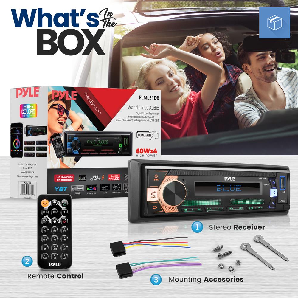 product image number 2 for Pyle Wireless Bt Streaming Mp3 Radio Receiver