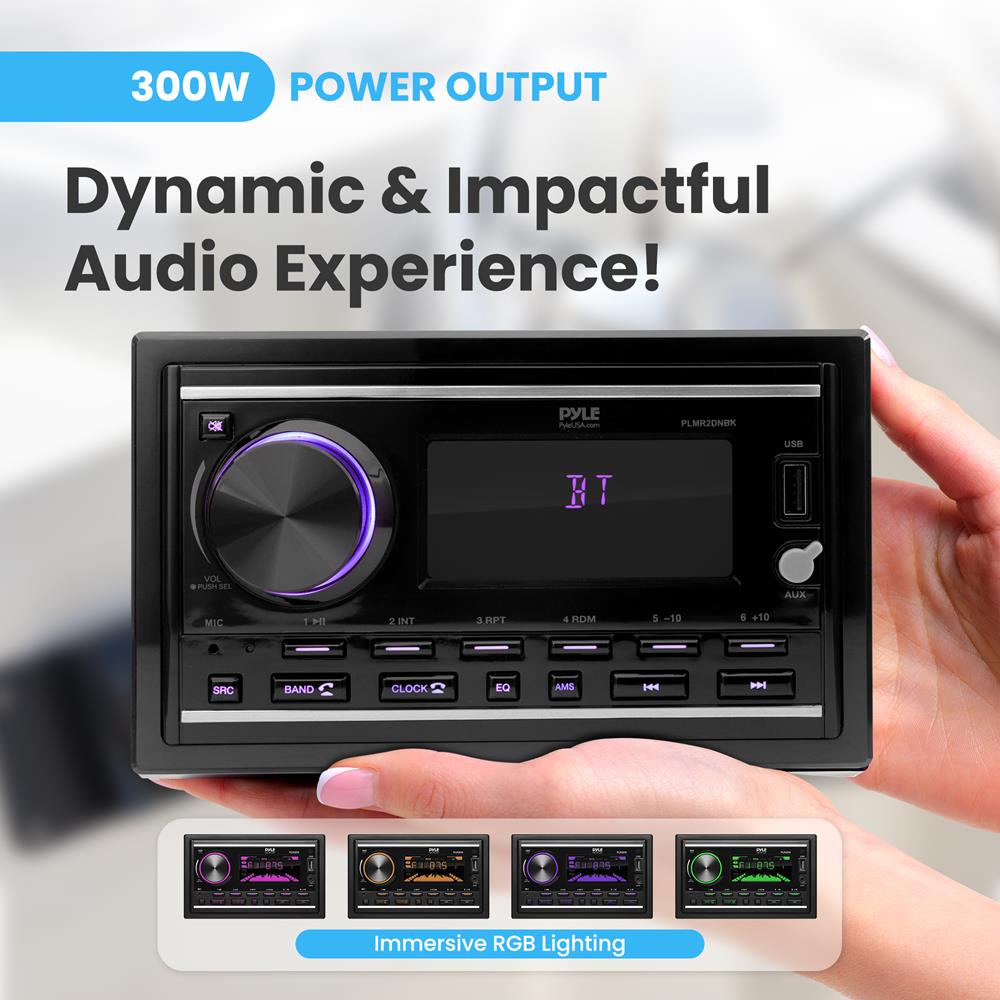 product image number 3 for Pyle Marine Bluetooth Mp3 Radio Receiver