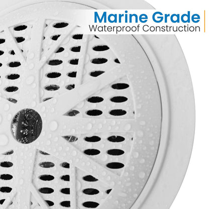 product image number 4 for Pyle 4'' Waterproof Stereo Speaker System