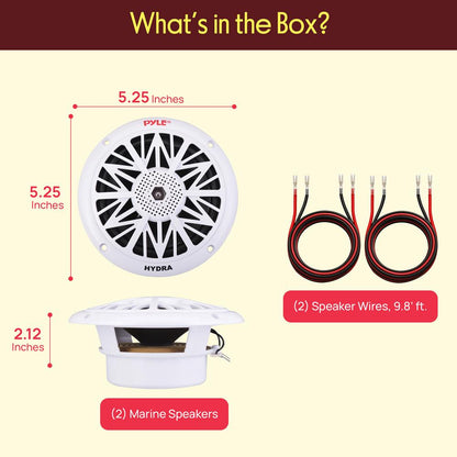 5.25'' Marine Component Speakers