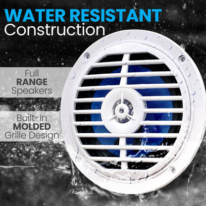 product image number 5 for Pyle 5.25'' Waterproof Stereo Speaker System