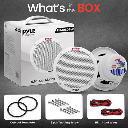 6.5 Inch Marine Component Speakers
