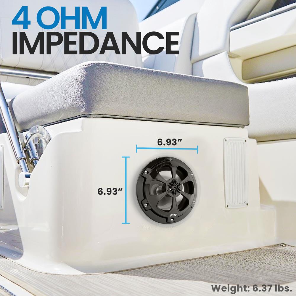 product image number 3 for Pyle Two-Way Marine Component/Coaxial Speaker