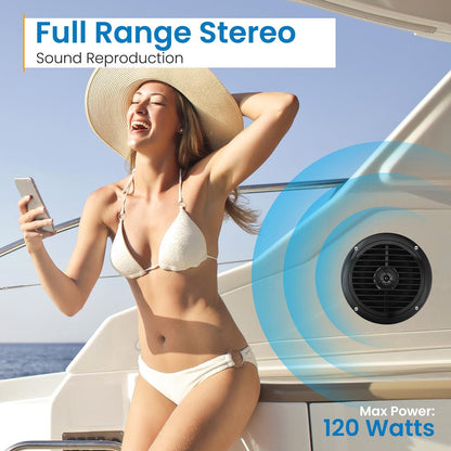 product image number 5 for Pyle 6.5 Inch Marine Component Speakers