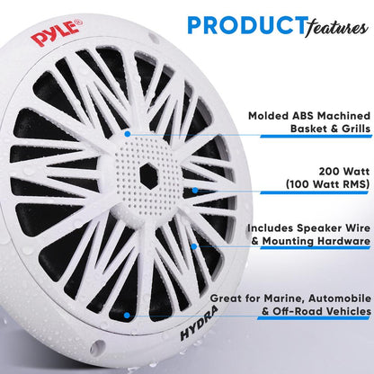 6.5 Inch Marine Component Speakers
