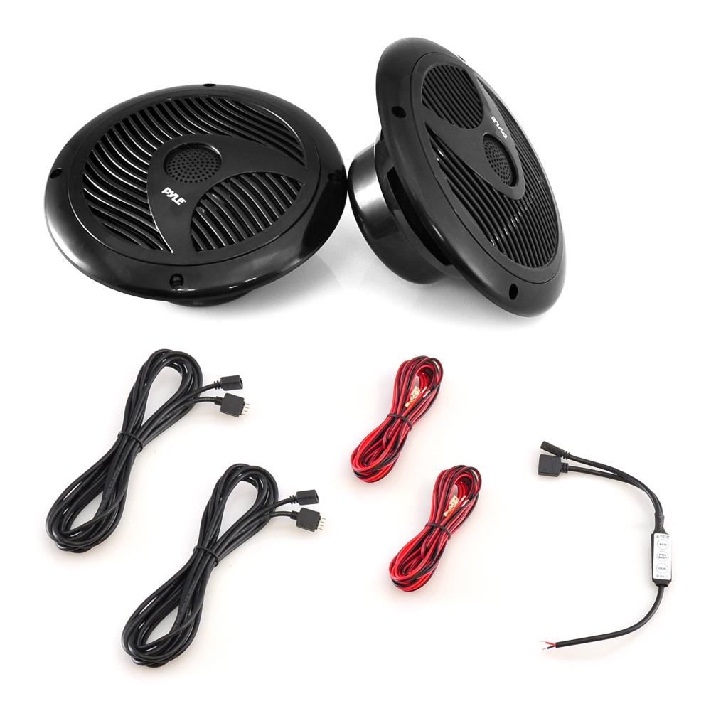 product image number 5 for Pyle 6.5 Inch Component Marine Led Speakers