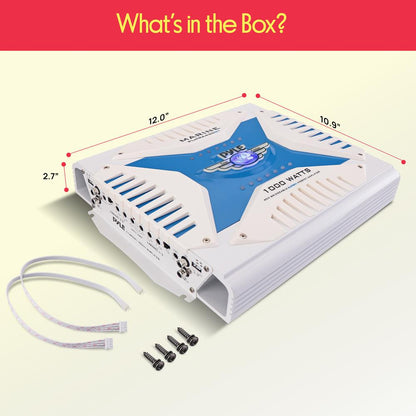 4-Ch. Elite Bluetooth Marine Amplifier