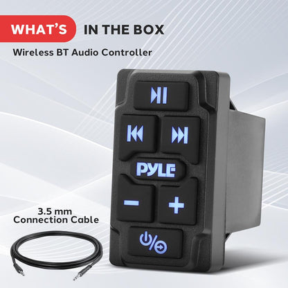 Wireless BT Marine Audio Controller, Waterproof, Universal Mount