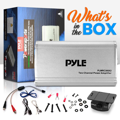 2-Channel Weather-Resistant Audio Amplif